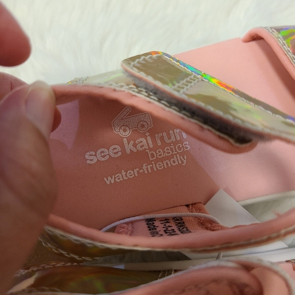 *SOLD* NEW See Kai Run Basics Sz 10 Toddler Logan T-Strap Sandals - Picture 8 of 10